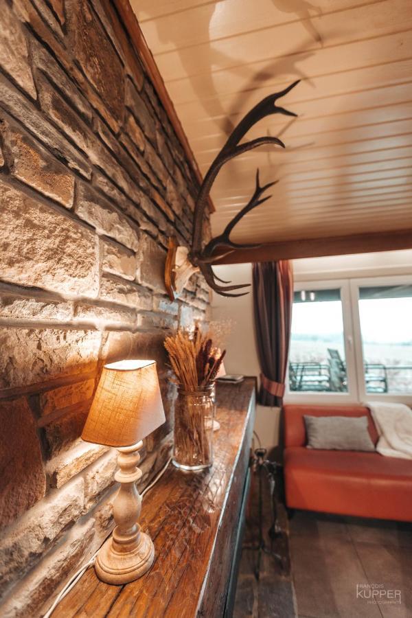 Le Loup Gris - 35 Pers - Vue-Wellness, Butgenbach-Malmedyヴィラ エクステリア 写真